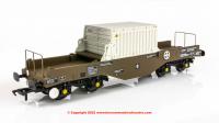 38-347B Bachmann BR FNA Nuclear Flask Wagon Sloping Floor With Flask - Era 8.